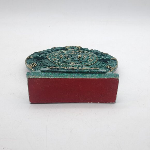 Malachite Mayan or Aztec Calendar - Picture 6 of 11